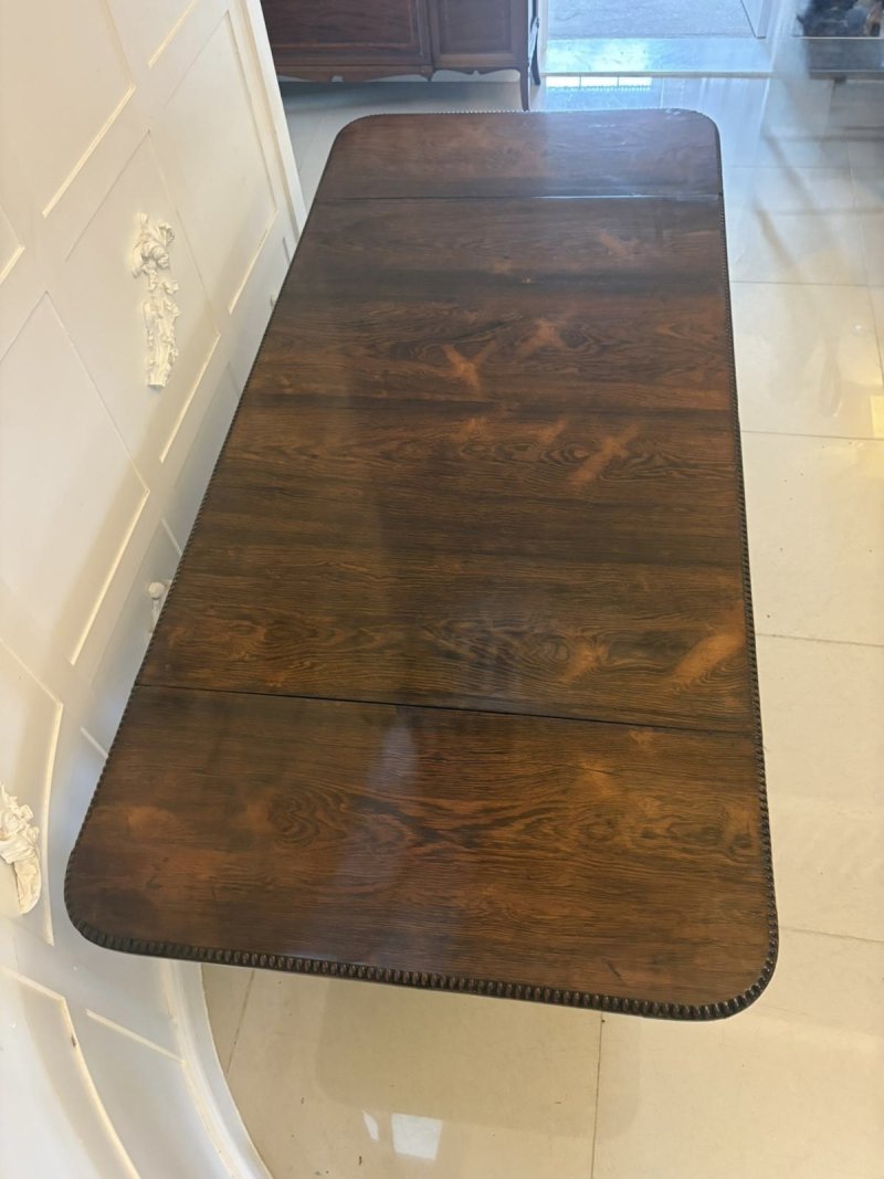 Superb Quality Antique Regency Rosewood Freestanding Sofa Table